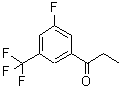 结构式 CAS# 207974-20-7, 1-[3-氟-5-(三氟甲基)苯基]-1-丙酮