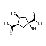 CAS#: 207983-46-8， (1S,3R,4S)-1-Amino-4-Methyl-1,3-Cyclopentanedicarboxylic Acid