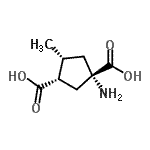CAS#: 207983-52-6， (1S,3S,4R)-1-Amino-4-Methyl-1,3-Cyclopentanedicarboxylic Acid