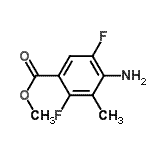 CAS#: 208166-53-4， Methyl 4-Amino-2,5-Difluoro-3-Methylbenzoate
