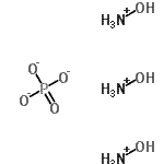 结构式 CAS# 20845-01-6, 三(羟基铵)磷酸盐