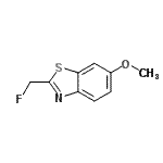 CAS#: 20897-51-2， 2-(Fluoromethyl)-6-Methoxy-1,3-Benzothiazole