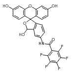 CAS#: 209540-56-7， 2,3,4,5,6-Pentafluoro-N-(3,3',6'-Trihydroxy-3H-Spiro[2-Benzofuran-1,9'-Xanthen]-5-Yl)Benzamide