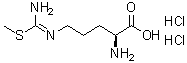 结构式 CAS# 209589-59-3, S-甲基-L-硫代瓜氨酸二盐酸盐