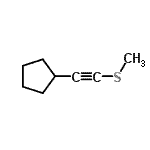 CAS#: 209672-07-1， [(Methylsulfanyl)Ethynyl]Cyclopentane