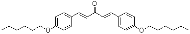 结构式 CAS# 209683-39-6, (1E,4E)-1,5-二[4-(己氧基)苯基]-1,4-戊二烯-3-酮