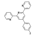 CAS#: 209901-86-0， 4'-(4-Fluorophenyl)-2,2':6',2''-Terpyridine