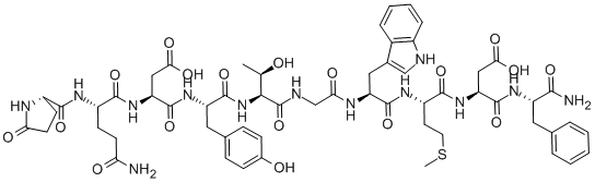 结构式 CAS# 20994-83-6, 4-去磺基-雨蛙肽