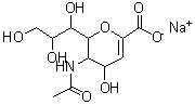 CAS#: 209977-53-7， Sodium 5-acetamido-2,6-anhydro-3,5-dideoxy-6-(1,2,3-trihydroxypropyl)hex-2-enonate
