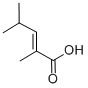 结构式 CAS# 21016-46-6, 2,4-二甲基-2-戊烯酸