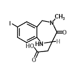 CAS#: 210288-67-8， (7-Iodo-4-Methyl-3-Oxo-2,3,4,5-Tetrahydro-1H-1,4-Benzodiazepin-2-Yl)Acetic Acid