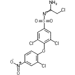CAS#: 210411-44-2， 2-Chloro-N'-{[3,5-Dichloro-4-(2-Chloro-4-Nitrophenoxy)Phenyl]Sulfonyl}Ethanimidamide