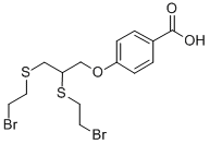 CAS#: 2105-20-6， 4-[2,3-Bis(2-Bromoethylsulfanyl)Propoxy]Benzoic Acid