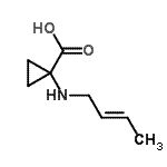 CAS#: 210576-48-0， 1-[(2E)-2-Buten-1-Ylamino]Cyclopropanecarboxylic Acid