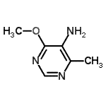 structure of CAS# 2107-96-2, 4-Methoxy-6-Methyl-5-Pyrimidinamine;4-methoxy-6-methylpyrimidin-5-amine