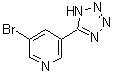 结构式 CAS# 211943-13-4, 3-溴-5-(1H-四唑-5-基)吡啶