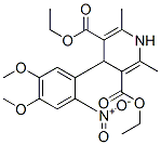 CAS#: 21203-88-3， Diethyl 4-(4,5-Dimethoxy-2-Nitrophenyl)-1,4-Dihydro-2,6-Dimethylpyridine-3,5-Dicarboxylate