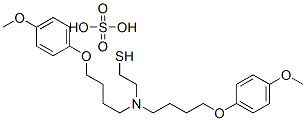 CAS#: 21220-83-7， 2-[Bis[4-(4-Methoxyphenoxy)Butyl]Amino]Ethanethiol Sulfate