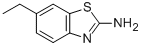 structure of CAS# 21224-16-8, 6-Ethyl-2-Benzothiazolamine;(6-Ethyl-1,3-Benzothiazol-2-Yl)Amine;Mls000772081;Smr000376607