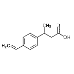 CAS#: 212255-79-3， 3-(4-Vinylphenyl)Butanoic Acid