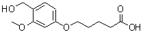 CAS 登录号：213024-57-8， 5-[4-(羟基甲基)-3-甲氧基苯氧基]戊酸