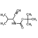 CAS#: 213315-70-9， 2-Methyl-2-Propanyl [(3R)-4-Methyl-1-Pentyn-3-Yl]Carbamate