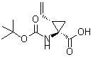 CAS#: 213316-50-8， (1R,2S)-1-({[(2-Methyl-2-Propanyl)Oxy]Carbonyl}Amino)-2-Vinylcyclopropanecarboxylic Acid