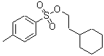 结构式 CAS# 21336-37-8, 环己烷乙醇 1-(4-甲基苯磺酸酯)