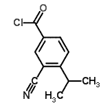 CAS#: 213767-03-4， 3-Cyano-4-Isopropylbenzoyl Chloride