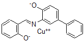 CAS#: 21405-81-2， [3-[(2-Hydroxybenzylidene)Amino][1,1'-Biphenyl]-4-Olato(2-)-N,O,O']Copper