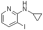 结构式 CAS# 214074-22-3, N-环丙基-3-碘-2-吡啶胺