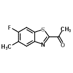 CAS#: 214854-88-3， 1-(6-Fluoro-5-Methyl-1,3-Benzothiazol-2-Yl)Ethanone
