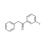 structure of CAS# 214900-27-3, 1-(3-Iodophenyl)-2-Phenylethanone;3'-Iodo-2-phenylacetophenone