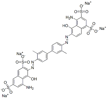 CAS#: 2150-53-0， Tetrasodium (6E)-4-Amino-6-[[4-[4-[(2Z)-2-(8-Amino-1-Oxo-3,6-Disulfonatonaphthalen-2-Ylidene)Hydrazinyl]-3-Methylphenyl]-2-Methylphenyl]Hydrazinylidene]-5-Oxonaphthalene-1,3-Disulfonate