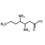 CAS#: 215306-03-9， 3,4-Diaminoheptanoic Acid