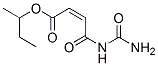 CAS 登录号：2155-62-6， (Z)-4-(氨基甲酰氨基)-4-氧代丁-2-烯酸丁烷-2-基酯