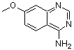 structure of CAS# 21560-97-4, 7-Methoxy-4-Quinazolinamine;4-Amino-7-methoxyquinazoline;7-Methoxy-quinazolin-4-ylamine