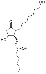 structure of CAS# 21562-57-2, 1,11alpha,15S-Trihydroxy-Prost-13E-En-9-One;(2R,3R,4R)-4-Hydroxy-2-(7-Hydroxyheptyl)-3-[(E,3S)-3-Hydroxyoct-1-Enyl]-1-Cyclopentanone;1-Decarboxy-1-Hydroxymethylprostaglandin E1;2-Decarboxy-2-Hydroxymethylprostaglandin E1