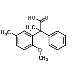 CAS#: 215929-34-3， 2-(2-Methoxy-5-Methylphenyl)-2-Phenylpropanoic Acid