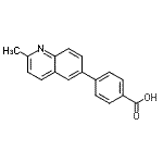 CAS#: 216059-94-8， 4-(2-Methyl-6-Quinolinyl)Benzoic Acid