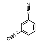 structure of CAS# 216063-63-7, 3-Isocyanobenzonitrile;3-Cyano-phenylisocyanide