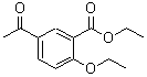 structure of CAS# 216143-90-7, Ethyl 5-Acetyl-2-Ethoxybenzoate;4-Ethoxy-3-ethoxycarbonyl acetophenone;ZINC00157024
