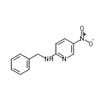 structure of CAS# 21630-48-8, N-Benzyl-5-Nitro-2-Pyridinamine;2-(Benzylamino)-5-nitropyridine;2-Benzylamino-5-nitropyridine;Benzyl-(5-nitro-pyridin-2-yl)-amine