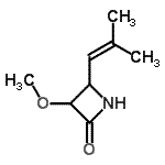 CAS#: 216366-75-5， 3-Methoxy-4-(2-Methyl-1-Propen-1-Yl)-2-Azetidinone