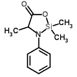 CAS#: 21654-63-7， 2,2,4-Trimethyl-3-phenyl-1,3,2-oxazasilolidin-5-one