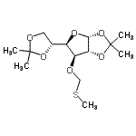 CAS#: 21665-19-0， (3aR,5R,6S,6aR)-5-[(4R)-2,2-Dimethyl-1,3-Dioxolan-4-Yl]-2,2-Dimethyl-6-[(Methylsulfanyl)Methoxy]Tetrahydrofuro[2,3-d][1,3]Dioxole