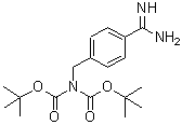 CAS#: 217313-84-3， Bis(2-methyl-2-propanyl) (4-carbamimidoylbenzyl)imidodicarbonate