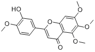 structure of CAS# 21764-09-0, Eupatorin-5-Methyl Ether;2-(3-Hydroxy-4-Methoxy-Phenyl)-5,6,7-Trimethoxy-Chromen-4-One;2-(3-Hydroxy-4-Methoxyphenyl)-5,6,7-Trimethoxy-4-Chromenone;2-(3-Hydroxy-4-Methoxy-Phenyl)-5,6,7-Trimethoxy-Chromone