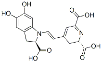 CAS#: 2181-76-2， (2S)-1-[(2E)-2-[(2S)-2,6-Dicarboxy-2,3-Dihydro-1H-Pyridin-4-Ylidene]Ethylidene]-5,6-Dihydroxy-2,3-Dihydroindol-1-Ium-2-Carboxylate