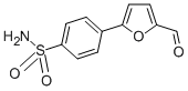 structure of CAS# 21821-40-9, 4-(5-Formyl-2-Furanyl)-Benzenesulfonamide;4-(5-Formyl-2-Furyl)Benzenesulfonamide;4-(5-Methanoylfuran-2-Yl)Benzenesulfonamide;4-(5-Formyl-Furan-2-Yl)-Benzenesulfonamide